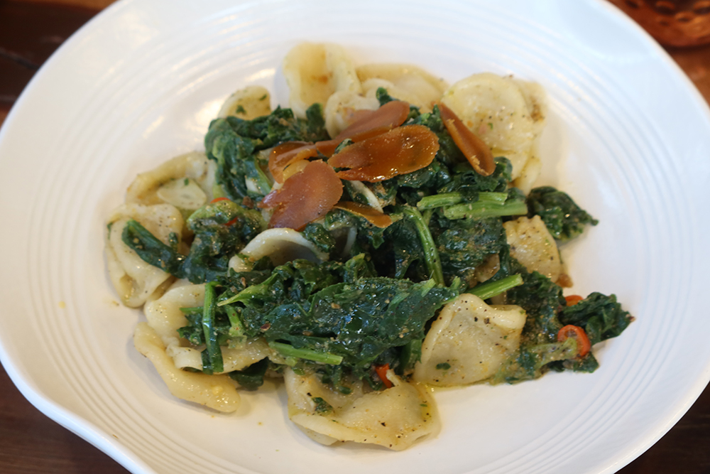 ออเรคคิเอตเต(Orecchiette)ผัดกับไข่ปลาบตตาร์ก้า(Bottarga)
