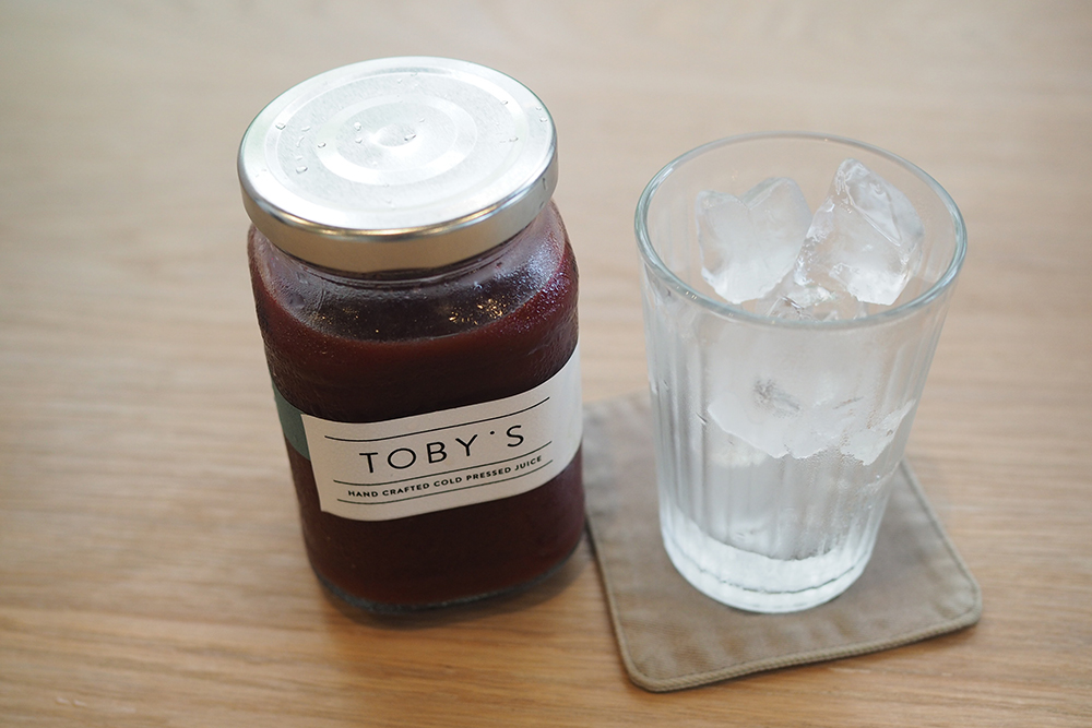 น้ำผลไม้ที่ได้จากการสกัดเย็น สูตร Heart Beets