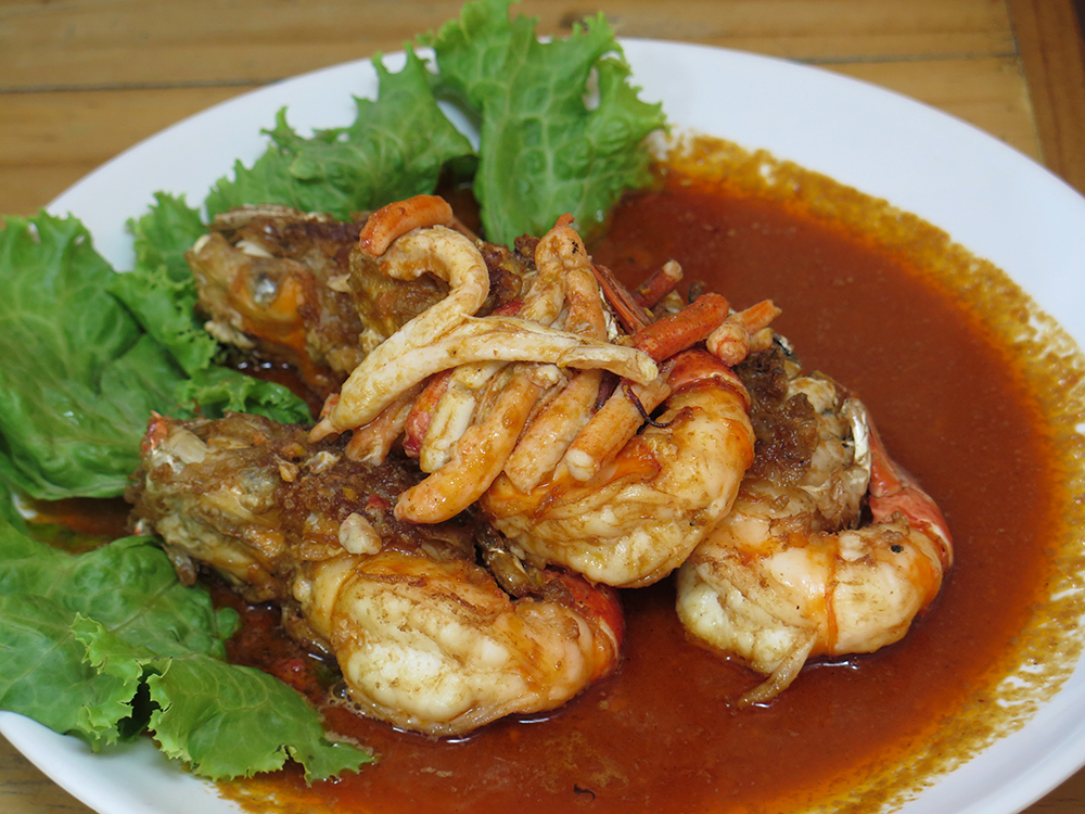 กุ้งทอดซีอิ๊ว