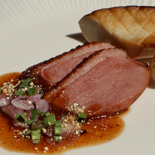 เทคนิคการย่างเป็ดในเมนูอกเป็ดรมควัน (เชฟเป่าเป้ เจสสิก้า หวัง)