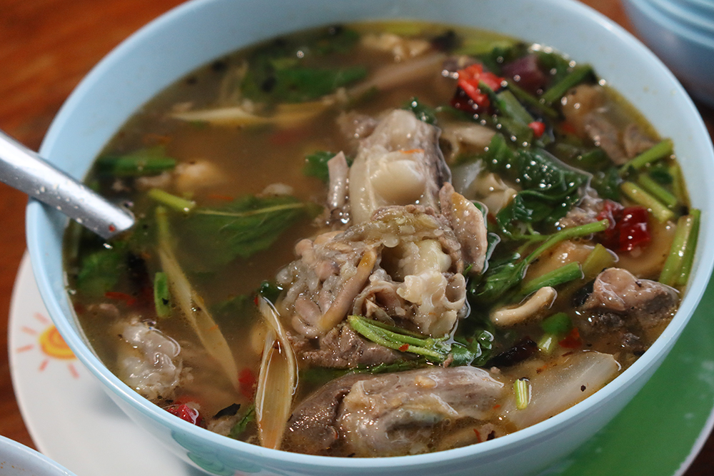ต้มยำพุงปลาช่อน