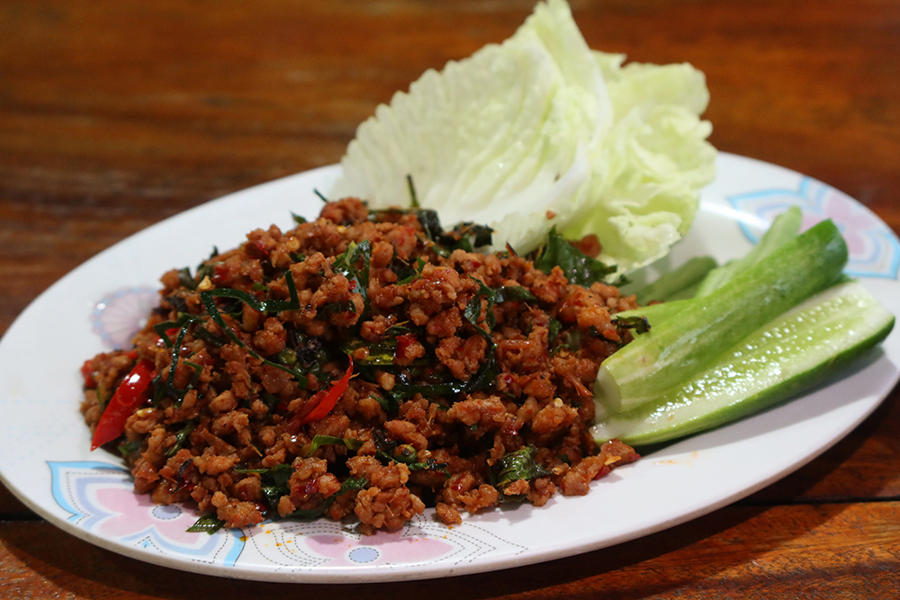 เนื้อหรือหมูผัดระเบิด